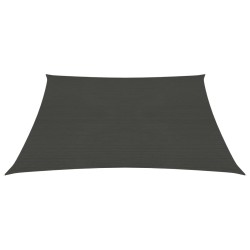 vidaXL Sonnensegel 160 g/m² Anthrazit 3x3 m HDPE