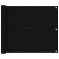 vidaXL Balkon-Sichtschutz Schwarz 75x600 cm HDPE vidaXL Balkon-Sichtschutz Schwarz 75x600 cm HDPE
