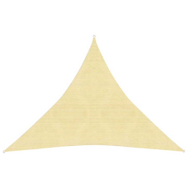 vidaXL Sonnensegel 160 g/m² Beige 4x4x4 m HDPE vidaXL Sonnensegel 160 g/m² Beige 4x4x4 m HDPE