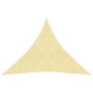 vidaXL Sonnensegel 160 g/m² Beige 4x4x4 m HDPE vidaXL Sonnensegel 160 g/m² Beige 4x4x4 m HDPE