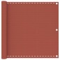 vidaXL Balkon-Sichtschutz Terracotta-Rot 90x400 cm HDPE vidaXL Balkon-Sichtschutz Terracotta-Rot 90x400 cm HDPE