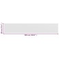 vidaXL Balkon-Sichtschutz Weiß 90x500 cm HDPE vidaXL Balkon-Sichtschutz Weiß 90x500 cm HDPE