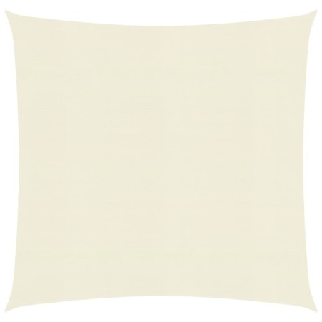 vidaXL Sonnensegel 160 g/m² Creme 5x5 m HDPE