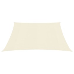 vidaXL Sonnensegel 160 g/m² Creme 5x5 m HDPE