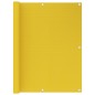 vidaXL Balkon-Sichtschutz Gelb 120x500 cm HDPE vidaXL Balkon-Sichtschutz Gelb 120x500 cm HDPE