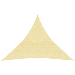 vidaXL Sonnensegel 160 g/m² Beige 3x3x3 m HDPE  