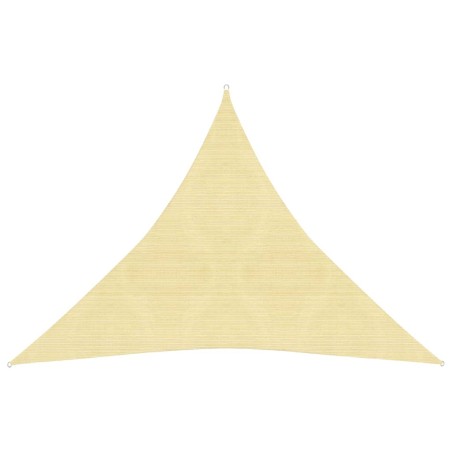 vidaXL Sonnensegel 160 g/m² Beige 3x3x3 m HDPE  