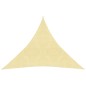 vidaXL Sonnensegel 160 g/m² Beige 3x3x3 m HDPE vidaXL Sonnensegel 160 g/m² Beige 3x3x3 m HDPE