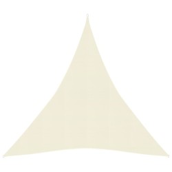 vidaXL Sonnensegel 160 g/m² Creme 5x6x6 m HDPE