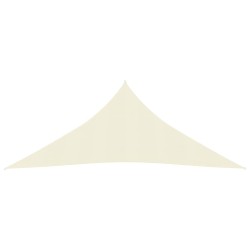 vidaXL Sonnensegel 160 g/m² Creme 5x6x6 m HDPE