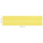 vidaXL Balkon-Sichtschutz Gelb und Weiß 120x500 cm HDPE vidaXL Balkon-Sichtschutz Gelb und Weiß 120x500 cm HDPE