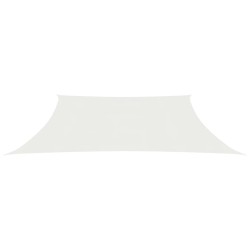 vidaXL Sonnensegel 160 g/m² Weiß 3/4x3 m HDPE