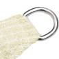 vidaXL Sonnensegel 160 g/m² Creme 3x3 m HDPE vidaXL Sonnensegel 160 g/m² Creme 3x3 m HDPE