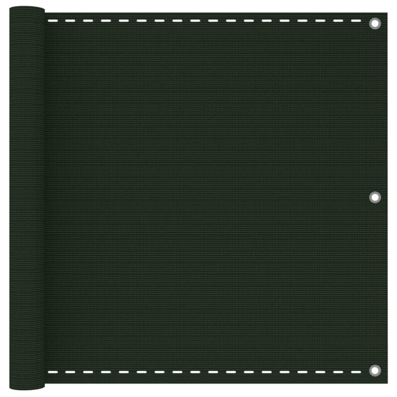 vidaXL Balkon-Sichtschutz Dunkelgrün 90x600 cm HDPE vidaXL Balkon-Sichtschutz Dunkelgrün 90x600 cm HDPE