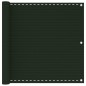 vidaXL Balkon-Sichtschutz Dunkelgrün 90x600 cm HDPE vidaXL Balkon-Sichtschutz Dunkelgrün 90x600 cm HDPE