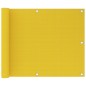 vidaXL Balkon-Sichtschutz Gelb 75x600 cm HDPE vidaXL Balkon-Sichtschutz Gelb 75x600 cm HDPE