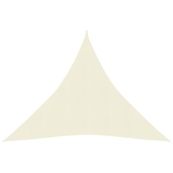 vidaXL Sonnensegel 160 g/m² Creme 4x4x4 m HDPE