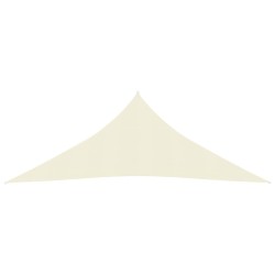 vidaXL Sonnensegel 160 g/m² Creme 4x4x4 m HDPE