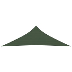vidaXL Sonnensegel 160 g/m² Dunkelgrün 3,5x3,5x4,9 m HDPE
