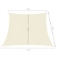 vidaXL Sonnensegel 160 g/m² Cremeweiß 4/5x3 m HDPE vidaXL Sonnensegel 160 g/m² Cremeweiß 4/5x3 m HDPE