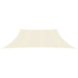 vidaXL Sonnensegel 160 g/m² Creme 3/4x3 m HDPE