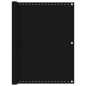 vidaXL Balkon-Sichtschutz Schwarz 120x400 cm HDPE vidaXL Balkon-Sichtschutz Schwarz 120x400 cm HDPE