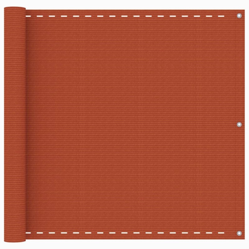 vidaXL Balkon-Sichtschutz Orange 90x500 cm HDPE vidaXL Balkon-Sichtschutz Orange 90x500 cm HDPE