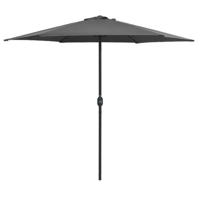 vidaXL Sonnenschirm mit Aluminium-Mast 270 x 246 cm Anthrazit vidaXL Sonnenschirm mit Aluminium-Mast 270 x 246 cm Anthrazit