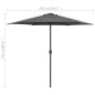 vidaXL Sonnenschirm mit Aluminium-Mast 270 x 246 cm Anthrazit vidaXL Sonnenschirm mit Aluminium-Mast 270 x 246 cm Anthrazit