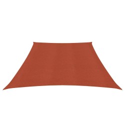 vidaXL Sonnensegel 160 g/m² Terrakottarot 3/4x2 m HDPE
