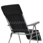 Klappbare Gartenstühle mit Polstern 2 Stk. Schwarz Klappbare Gartenstühle mit Polstern 2 Stk. Schwarz