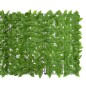 vidaXL Balkon-Sichtschutz mit Grünen Blättern 400x100 cm vidaXL Balkon-Sichtschutz mit Grünen Blättern 400x100 cm