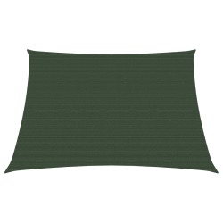 vidaXL Sonnensegel 160 g/m² Dunkelgrün 3/4x2 m HDPE