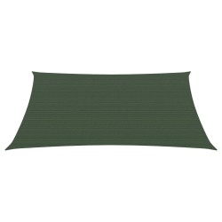 vidaXL Sonnensegel 160 g/m² Dunkelgrün 3/4x2 m HDPE