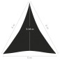 vidaXL Sonnensegel 160 g/m² Schwarz 5x6x6 m HDPE vidaXL Sonnensegel 160 g/m² Schwarz 5x6x6 m HDPE