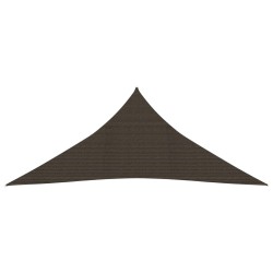 vidaXL Sonnensegel 160 g/m² Braun 4x4x4 m HDPE