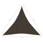vidaXL Sonnensegel 160 g/m² Braun 4x4x4 m HDPE vidaXL Sonnensegel 160 g/m² Braun 4x4x4 m HDPE