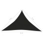 vidaXL Sonnensegel 160 g/m² Schwarz 5x5x6 m HDPE vidaXL Sonnensegel 160 g/m² Schwarz 5x5x6 m HDPE