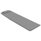 Klappbare Strandmatte 2 Stk. Stahl und Stoff Grau Klappbare Strandmatte 2 Stk. Stahl und Stoff Grau