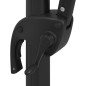vidaXL Sonnenschirm mit Aluminium-Mast 4-lagig Schwarz 250x250 cm vidaXL Sonnenschirm mit Aluminium-Mast 4-lagig Schwarz 250x250 cm