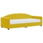 vidaXL Tagesbett mit Matratze Gelb 80x200 cm Samt vidaXL Tagesbett mit Matratze Gelb 80x200 cm Samt