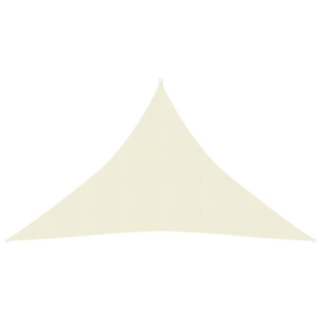 vidaXL Sonnensegel 160 g/m² Creme 5x5x6 m HDPE