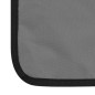 Klappbare Strandmatte 2 Stk. Stahl und Stoff Grau Klappbare Strandmatte 2 Stk. Stahl und Stoff Grau