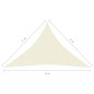 vidaXL Sonnensegel 160 g/m² Creme 5x5x6 m HDPE vidaXL Sonnensegel 160 g/m² Creme 5x5x6 m HDPE