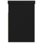 vidaXL Schuhbank mit Kissen Schwarz 80x30x47 cm Holzwerkstoff vidaXL Schuhbank mit Kissen Schwarz 80x30x47 cm Holzwerkstoff