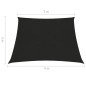 vidaXL Sonnensegel 160 g/m² Schwarz 3/4x2 m HDPE vidaXL Sonnensegel 160 g/m² Schwarz 3/4x2 m HDPE