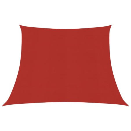 vidaXL Sonnensegel 160 g/m² Rot 3/4x2 m HDPE