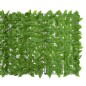 vidaXL Balkon-Sichtschutz mit Grünen Blättern 300x100 cm vidaXL Balkon-Sichtschutz mit Grünen Blättern 300x100 cm
