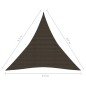 vidaXL Sonnensegel 160 g/m² Braun 4,5x4,5x4,5 m HDPE vidaXL Sonnensegel 160 g/m² Braun 4,5x4,5x4,5 m HDPE