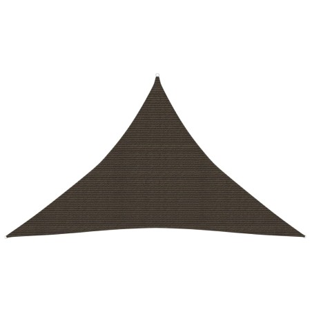vidaXL Sonnensegel 160 g/m² Braun 3,5x3,5x4,9 m HDPE